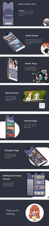 Antarmuka Aplikasi Streaming Anime Contoh antarmuka aplikasi streaming anime