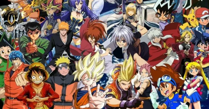 Menikmati Anime di Aplikasi Streaming Gambar orang-orang menonton anime di tablet