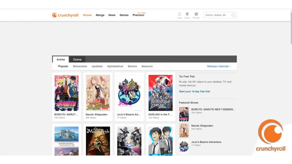 Perbandingan Layanan Streaming Anime Grafik perbandingan layanan streaming anime