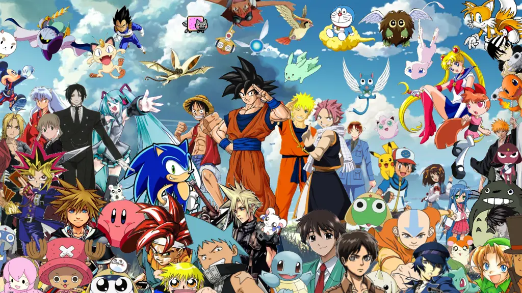 Koleksi karakter anime favorit Berbagai karakter anime